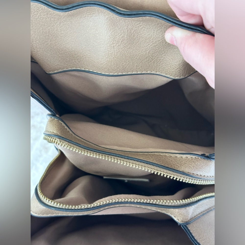 Underonesky Tan Backpack Multiple Pockets - image 7